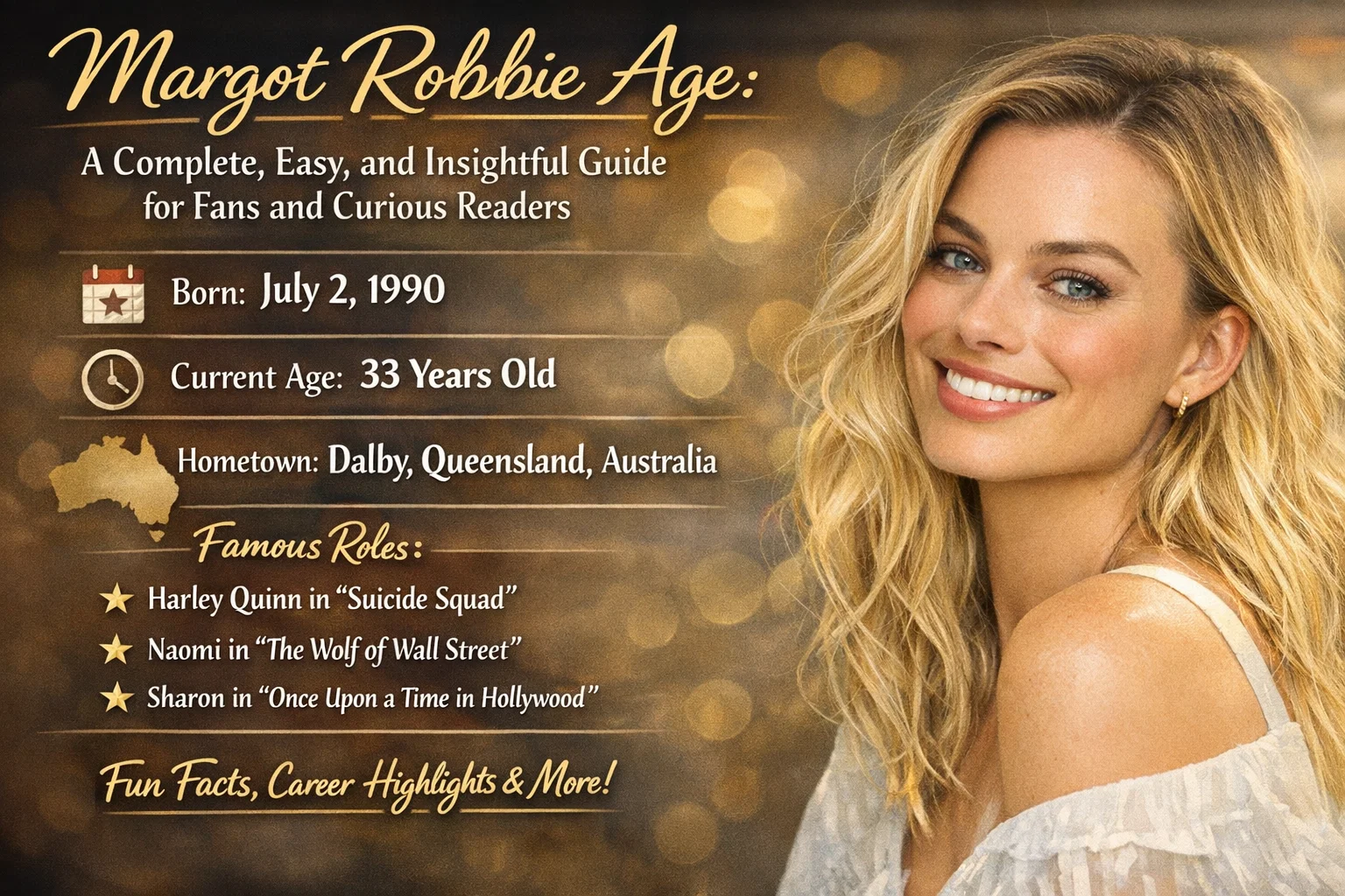 Margot Robbie Age