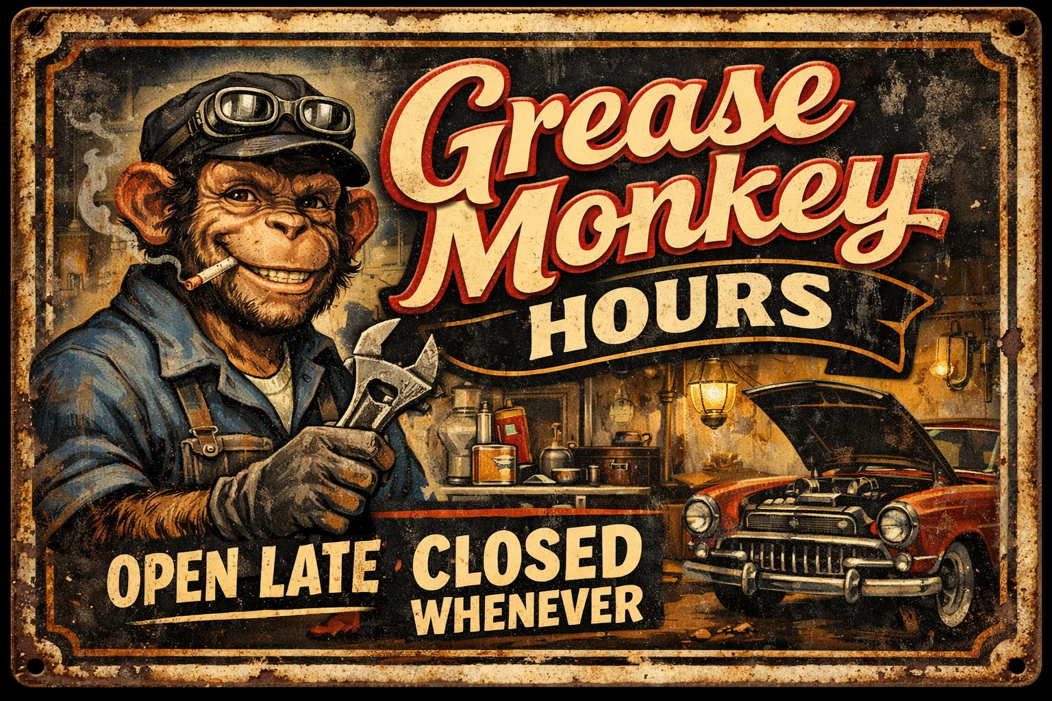 Grease Monkey Hours