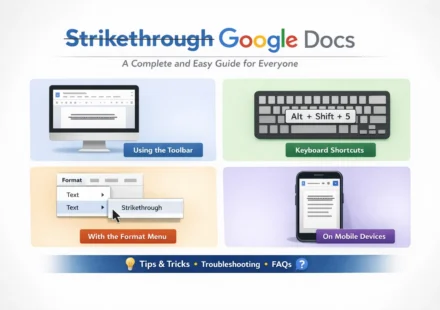 Strikethrough Google Docs