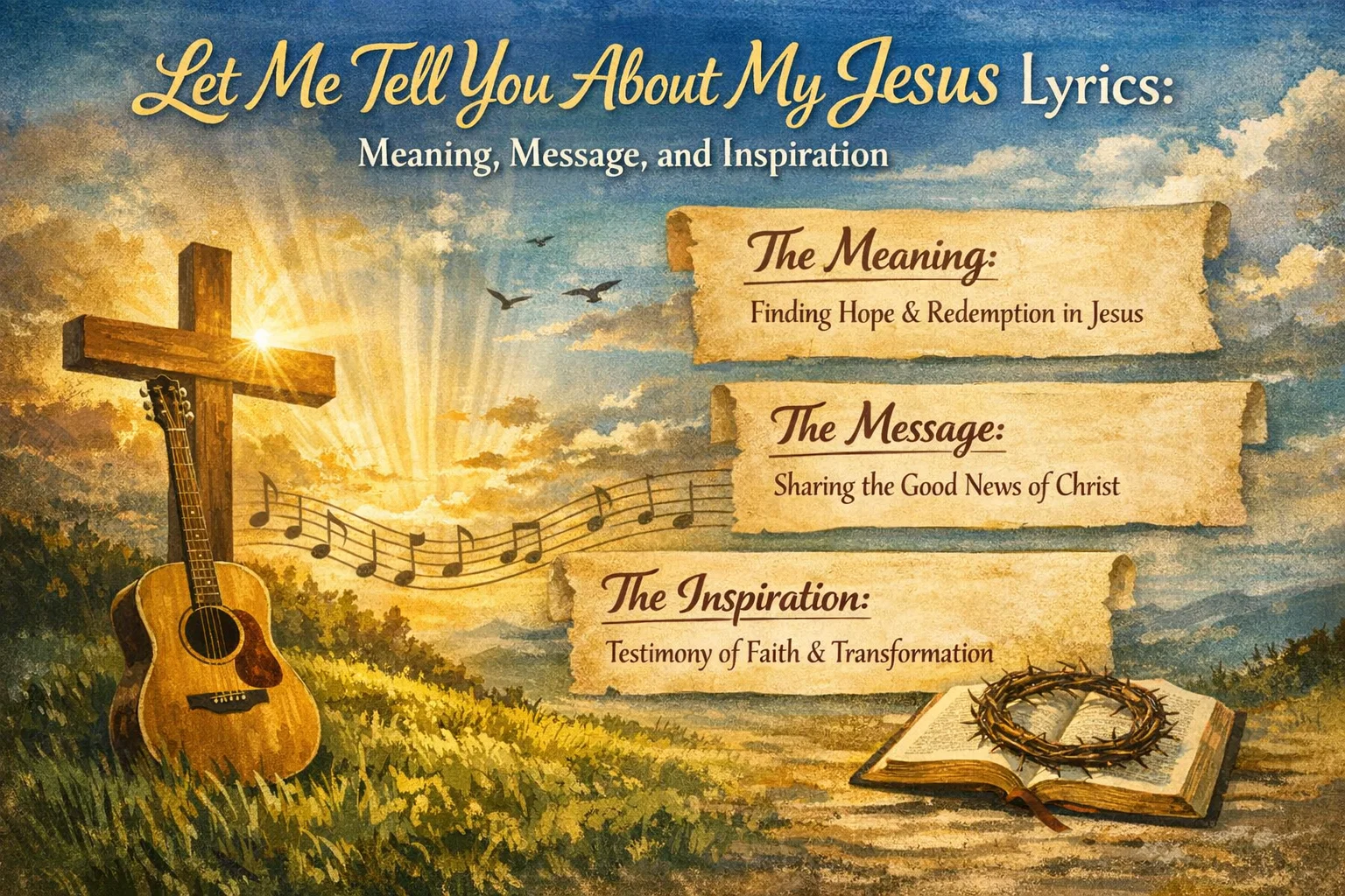 Let Me Tell You About My Jesus Lyrics
