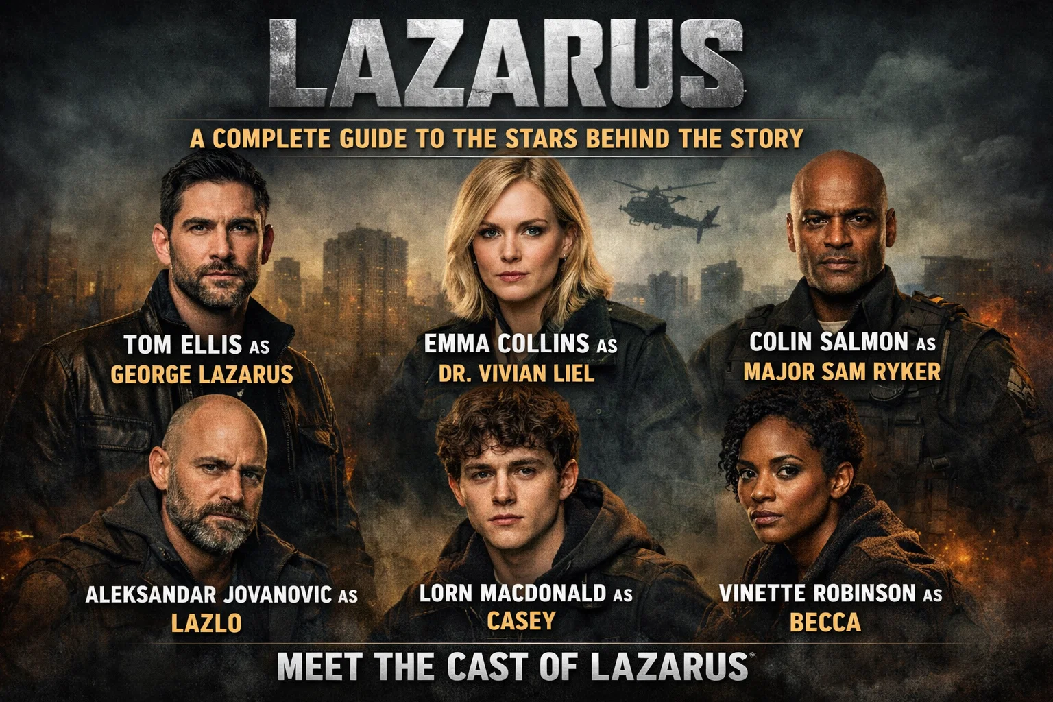 Cast of Lazarus Television Show