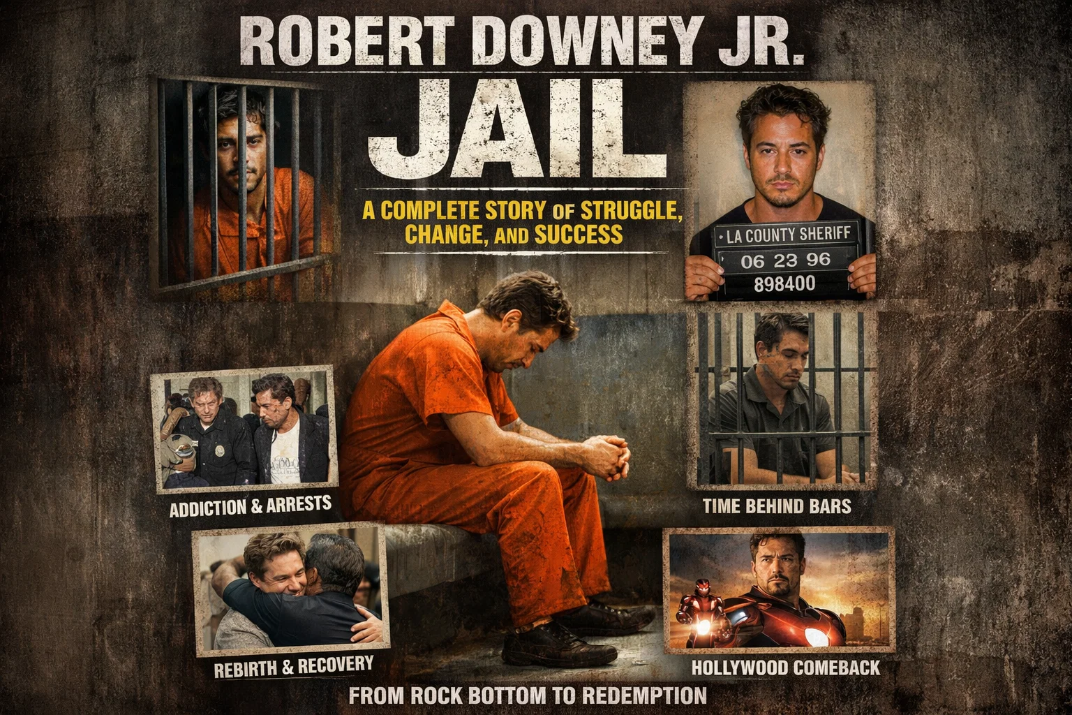 Robert Downey Jr Jail