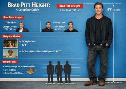 Brad Pitt Height