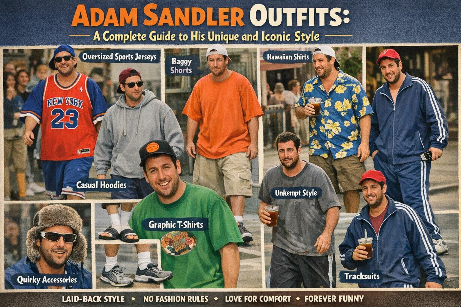 Adam Sandler Outfits