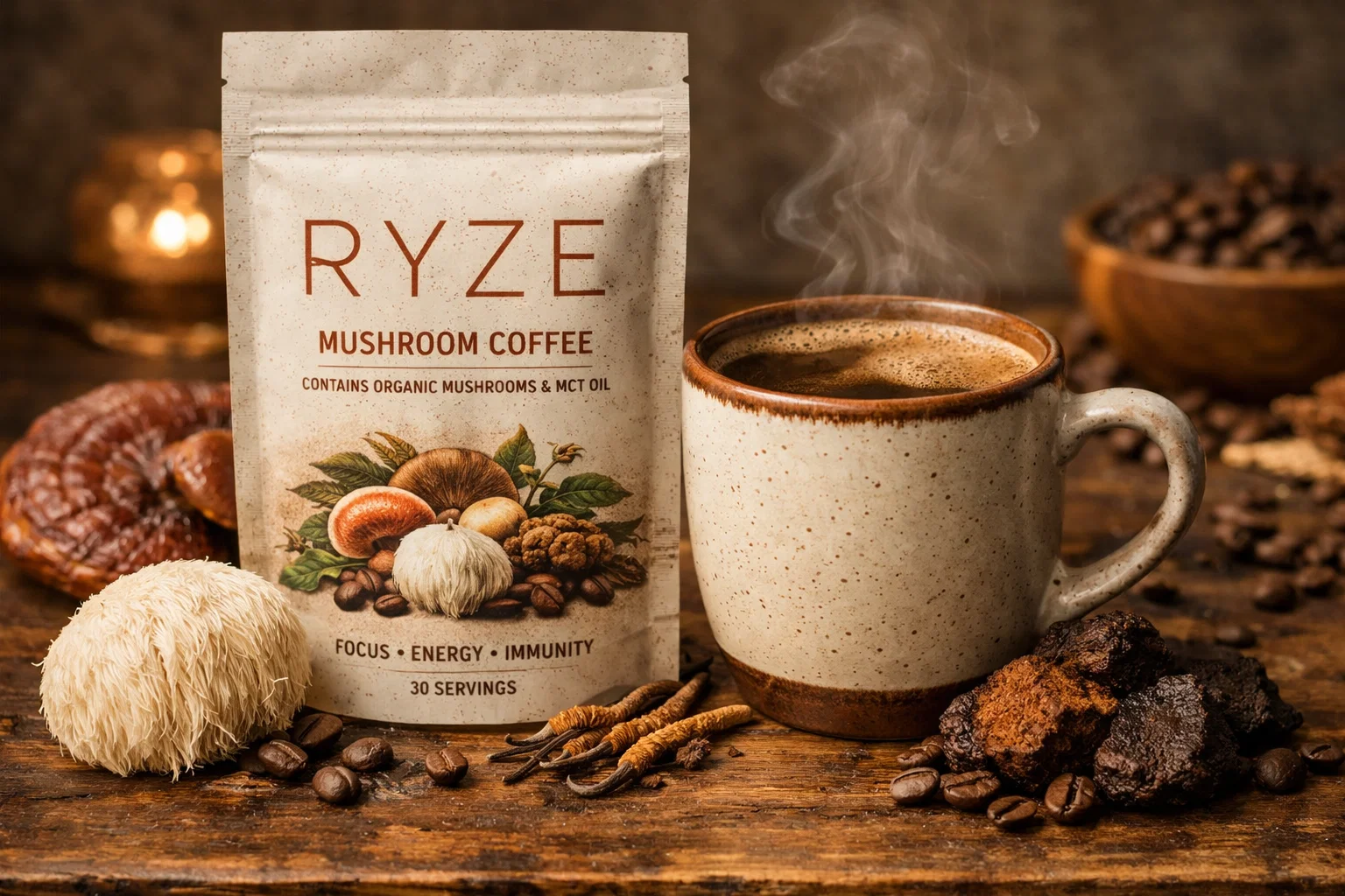Ryze Mushroom Coffee
