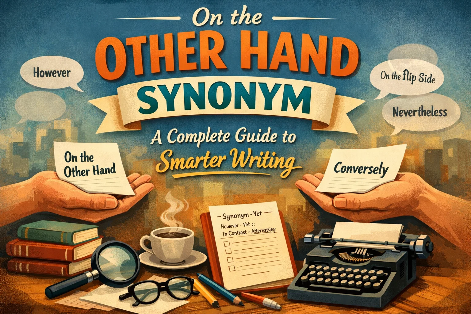 On the Other Hand Synonym