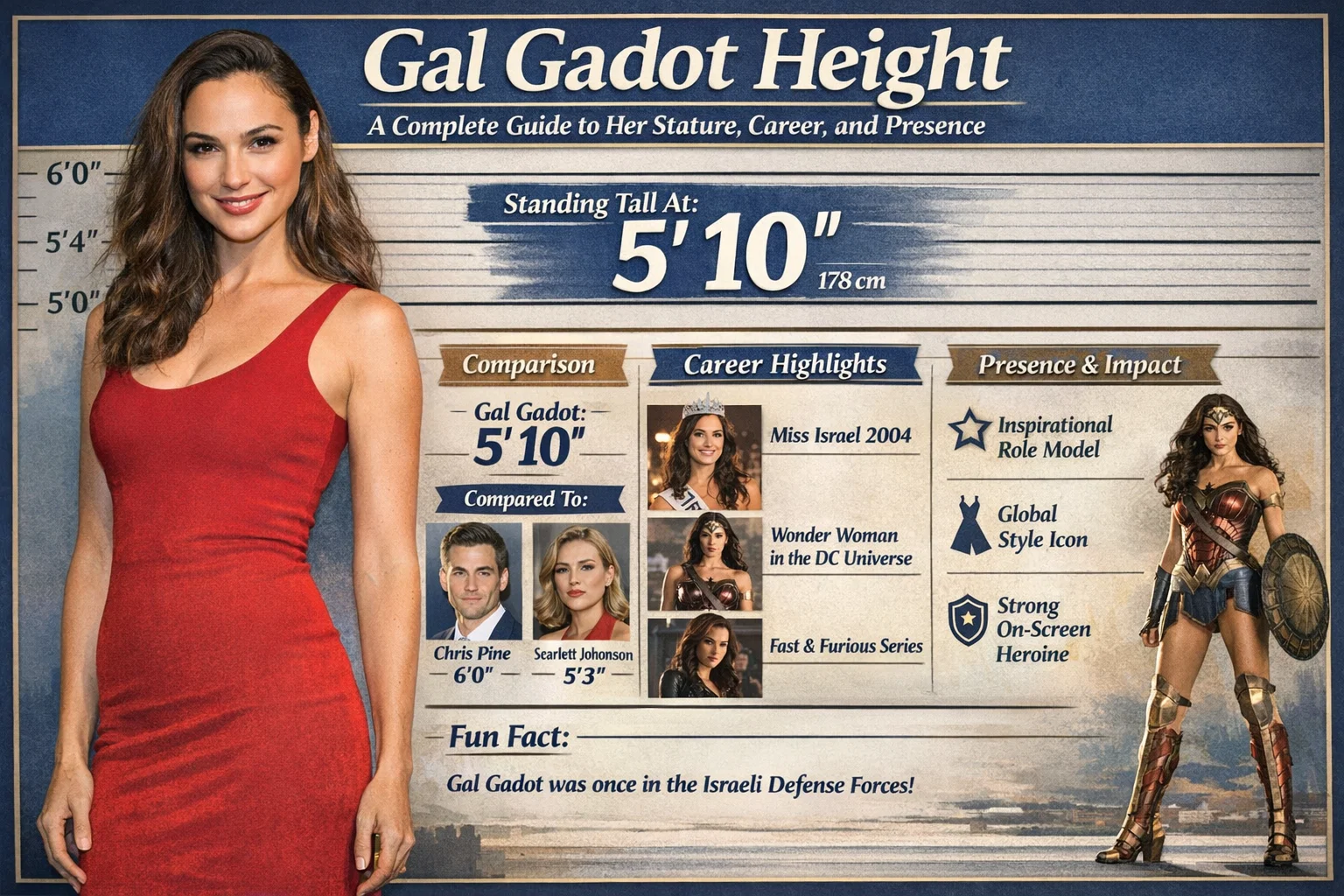 Gal Gadot Height