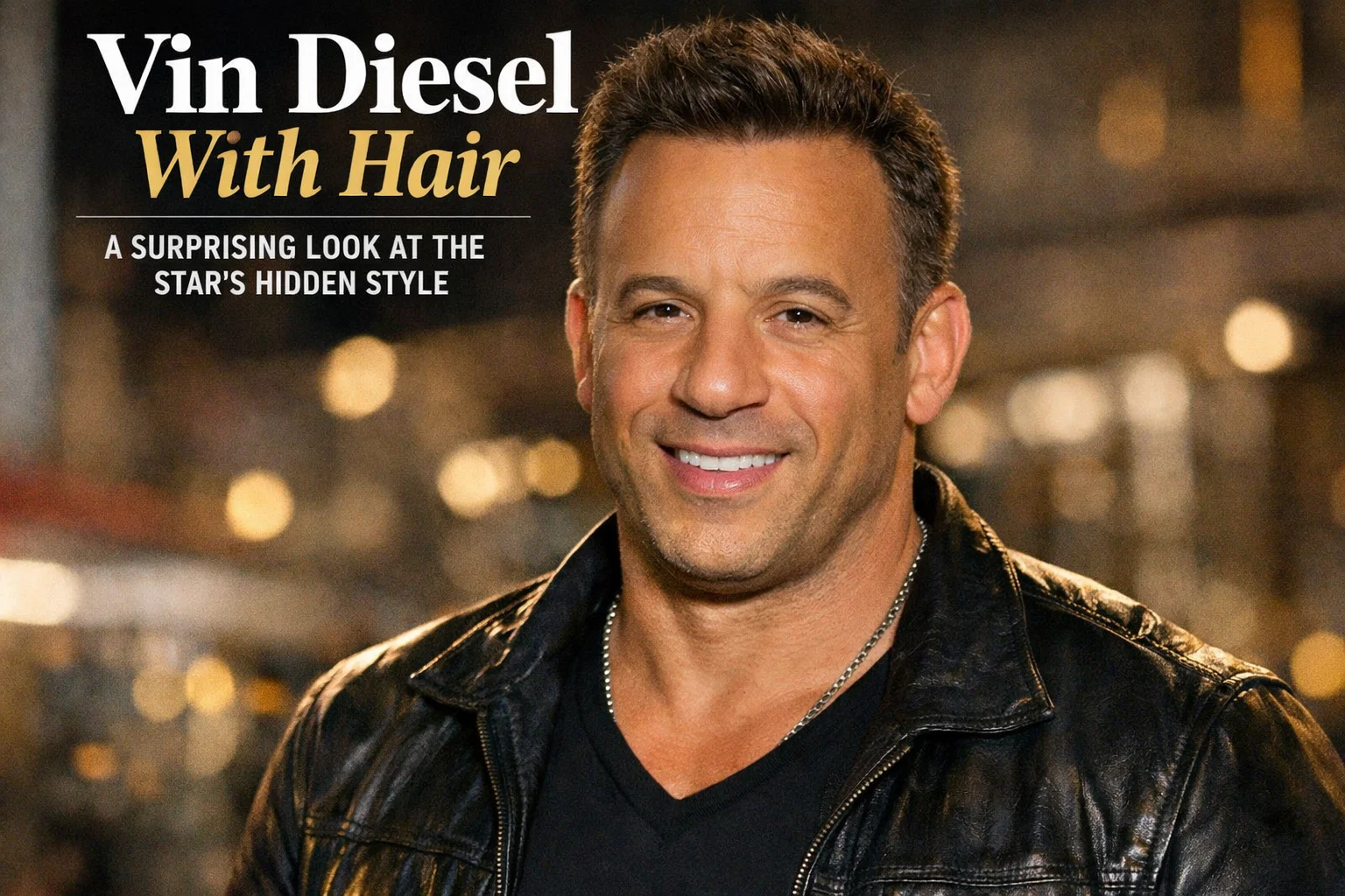Vin Diesel With Hair