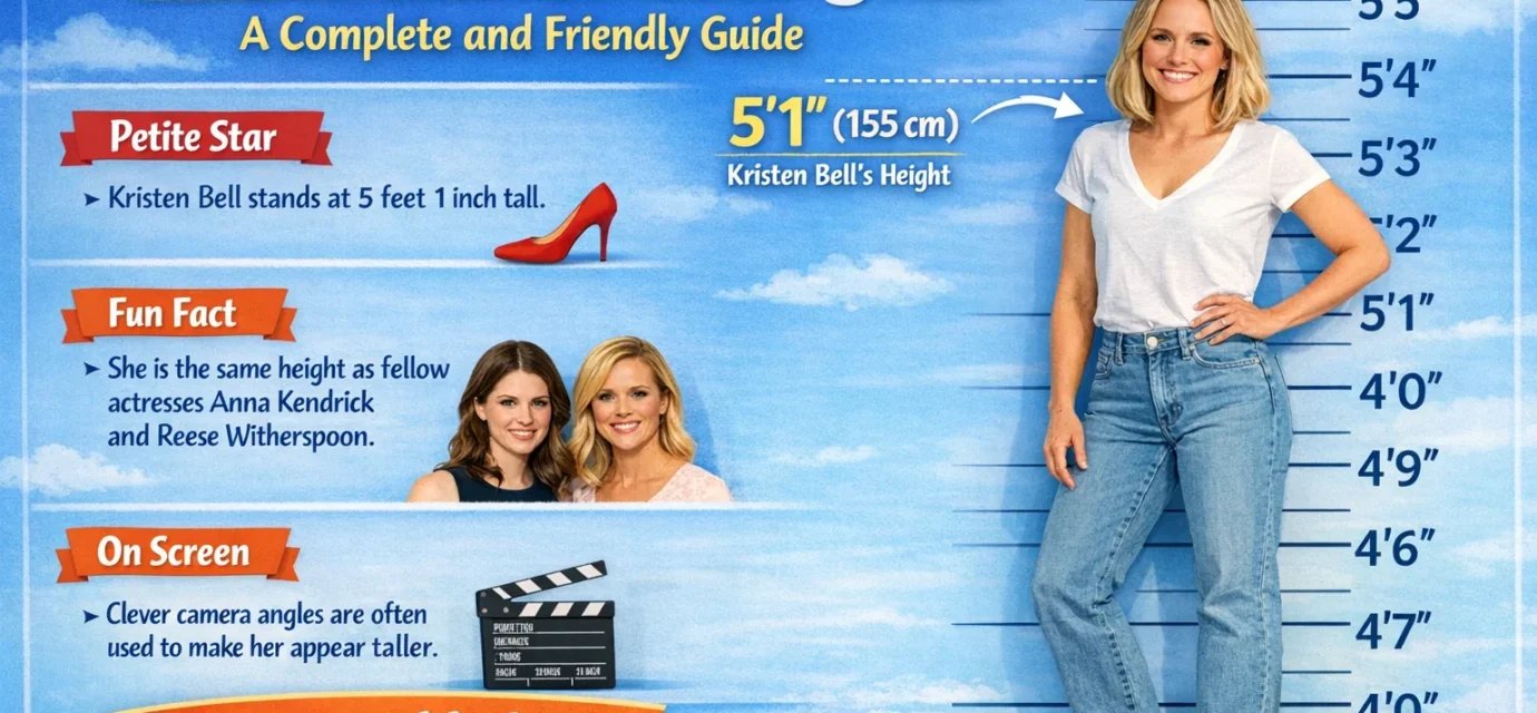 kristen bell height