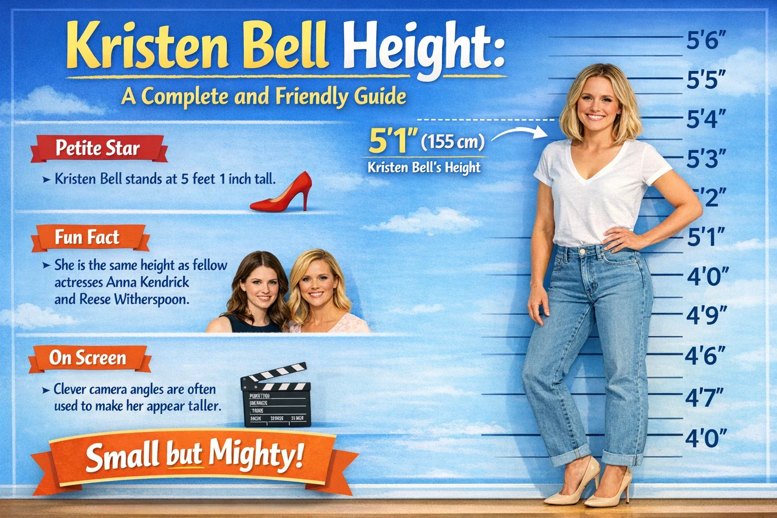 kristen bell height