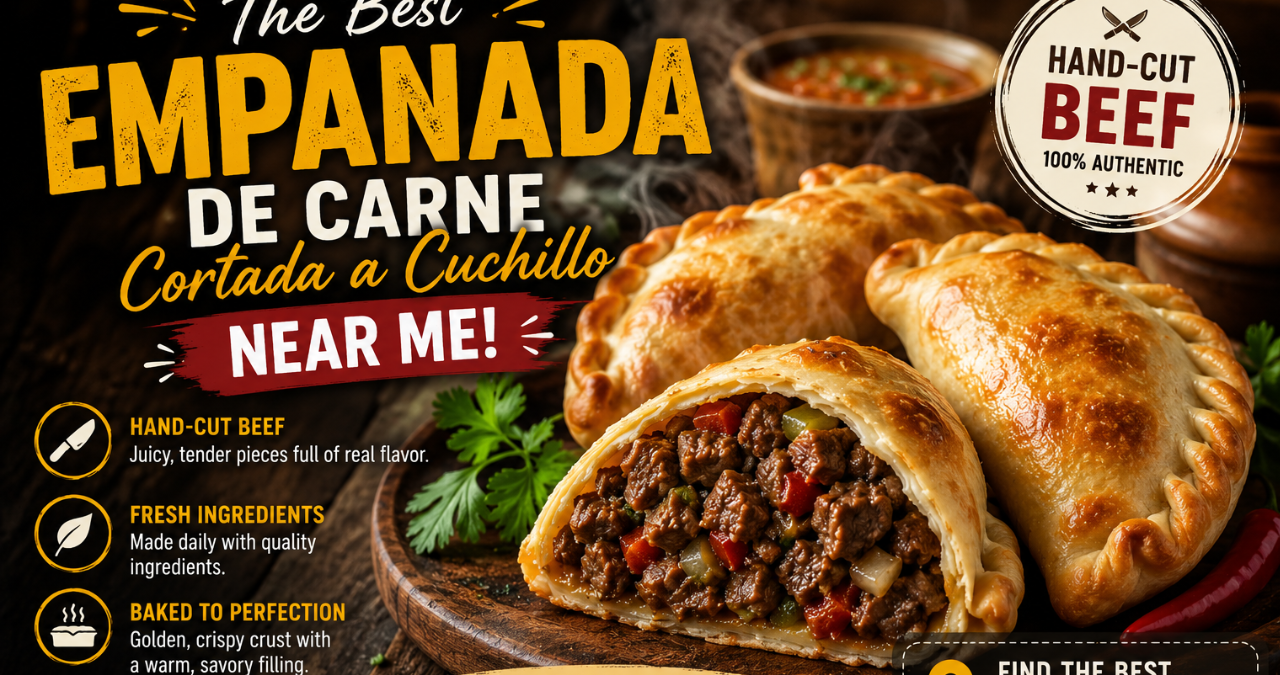 Best Empanada de Carne Cortada a Cuchillo Near Me