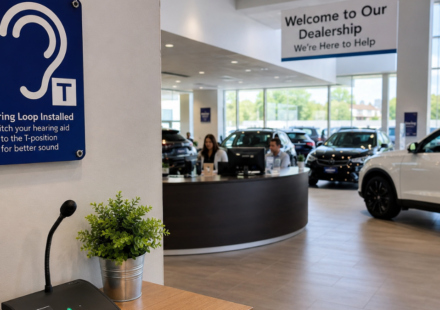 Car Dealership with Hearing Loop