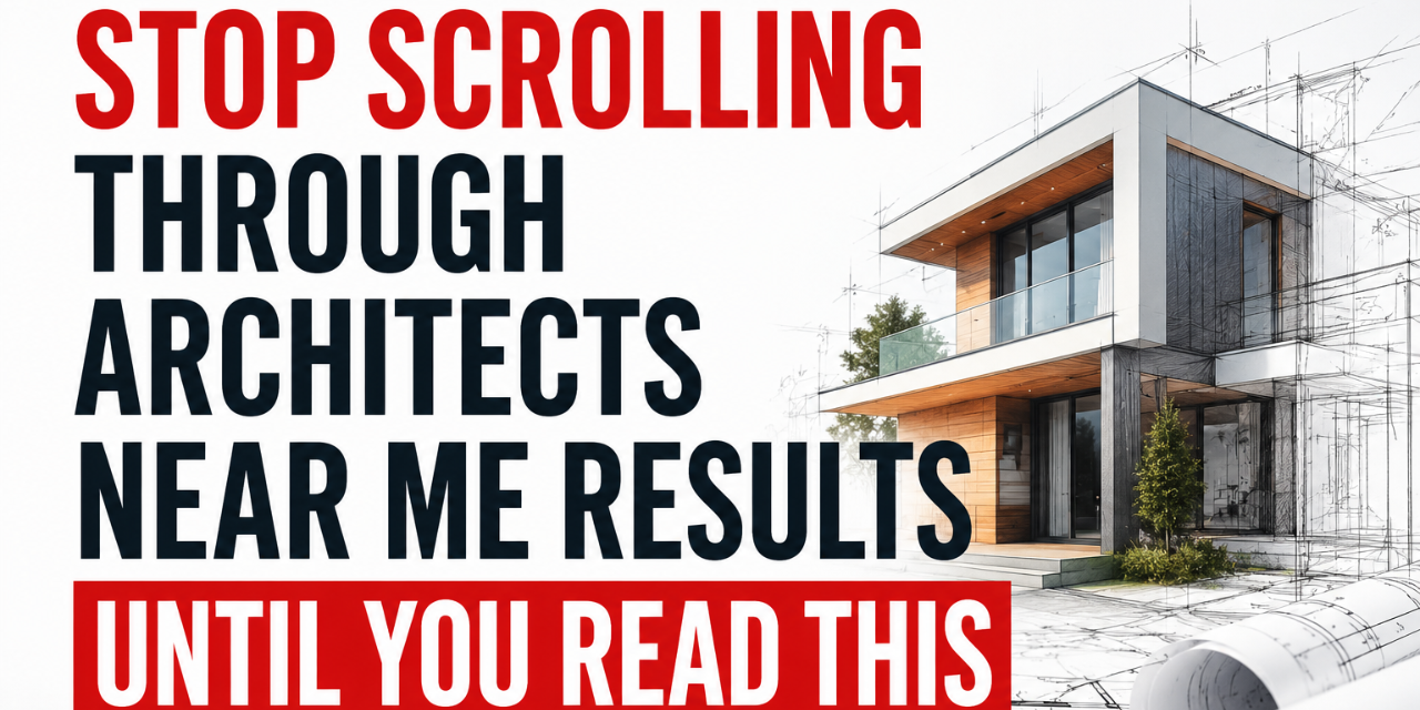 Stop Scrolling Through Architects Near Me Results Until You Read This