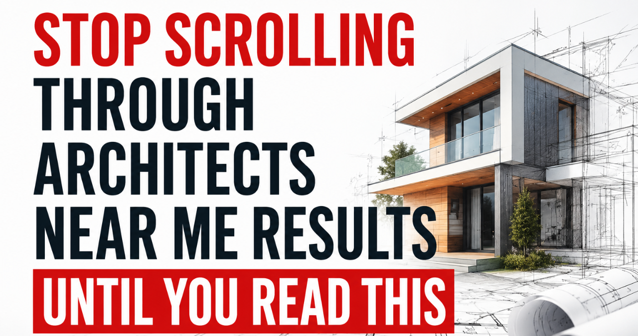 Stop Scrolling Through Architects Near Me Results Until You Read This